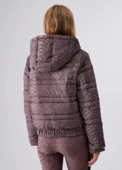 Giubbotto in nylon stampato