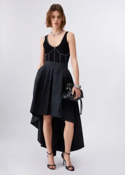 Gonna elegante in taffetà