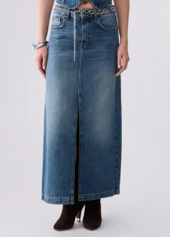 Gonna lunga denim