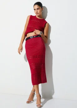 Gonna midi in crochet