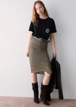 Gonna midi in pizzo