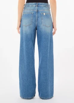 Jeans baggy a vita alta