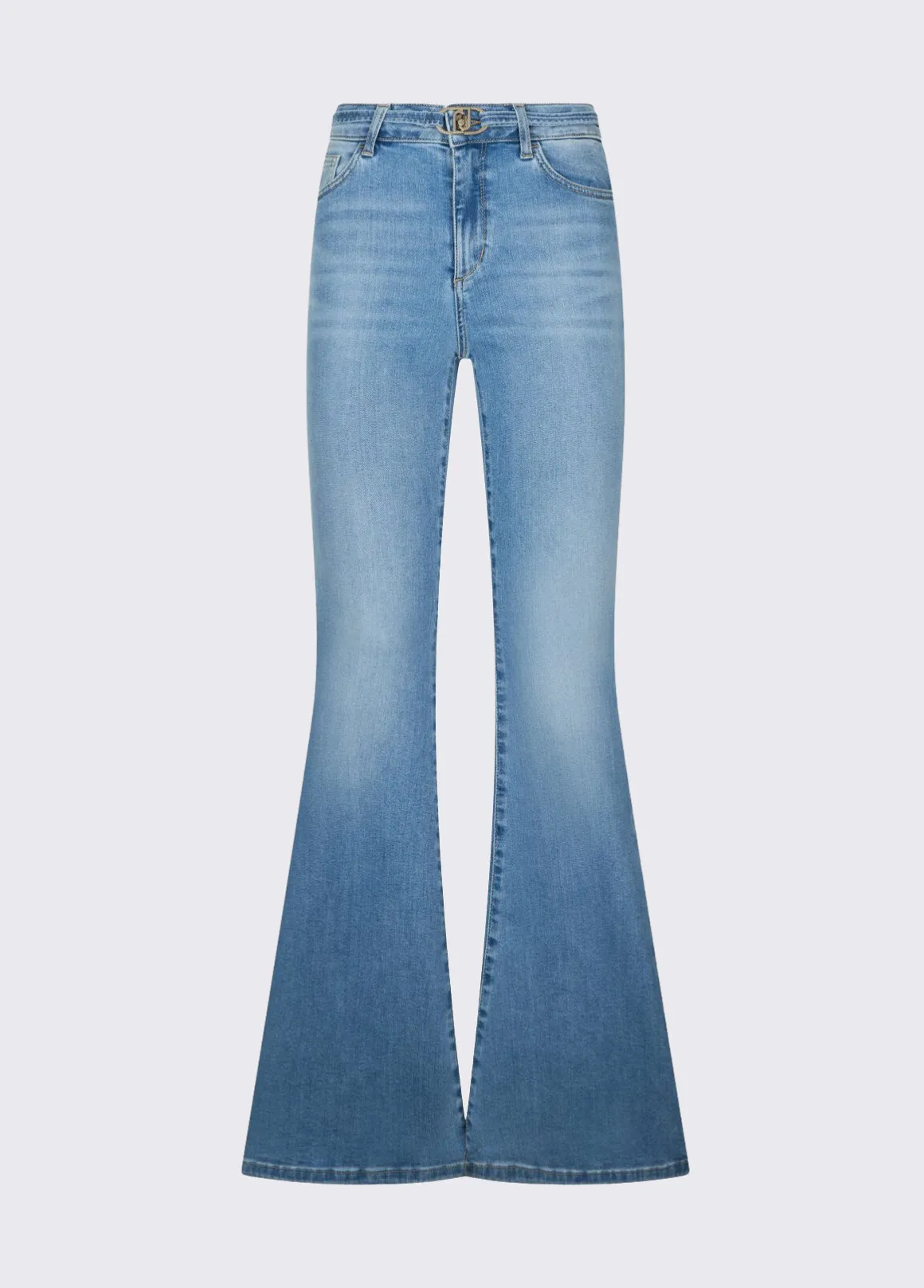 Jeans bootcut a vita alta