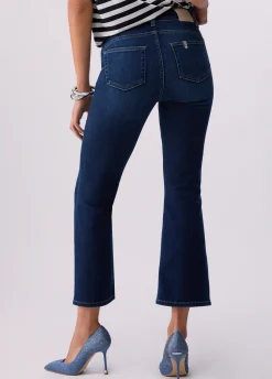 Jeans bootcut a vita alta