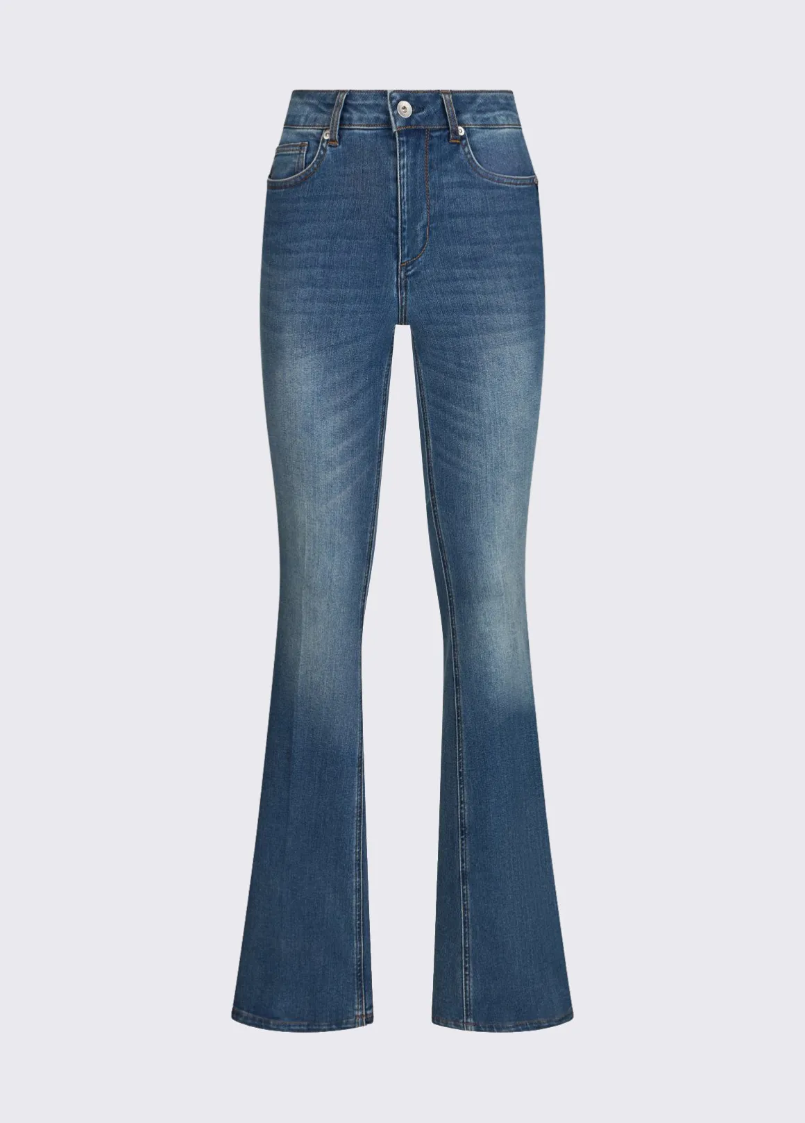 Jeans bootcut a vita alta