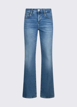 Jeans bootcut a vita alta