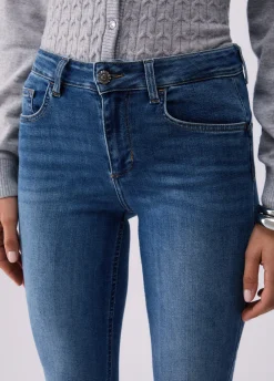 Jeans bootcut a vita alta