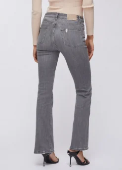 Jeans bootcut a vita alta