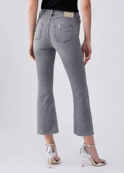 Jeans bootcut a vita alta