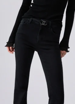 Jeans bootcut a vita alta