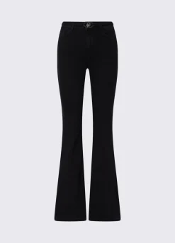 Jeans bootcut a vita alta