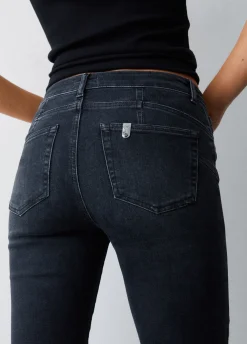 Jeans bootcut a vita alta
