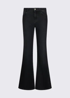 Jeans bootcut a vita alta