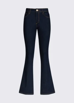 Jeans bootcut con cintura