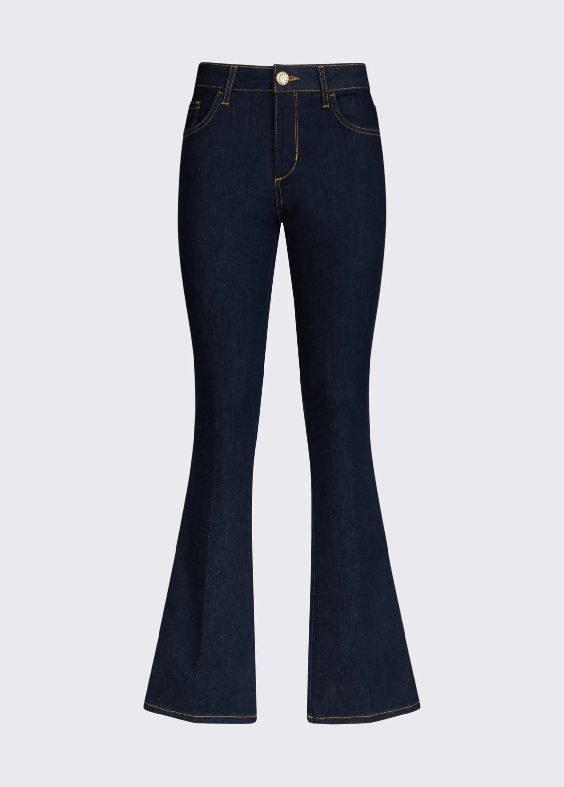 Jeans bootcut con cintura