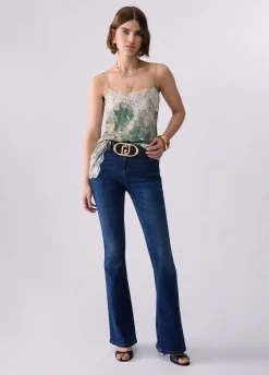 Jeans bootcut stonewash