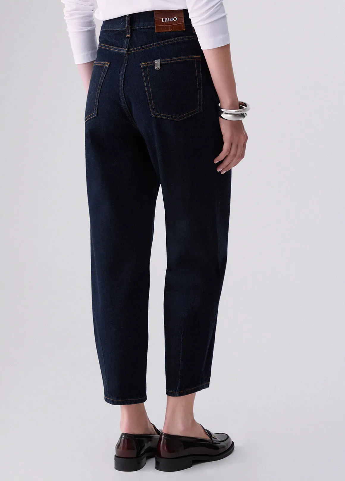Jeans boyfriend a vita alta