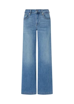 Jeans flare a vita alta