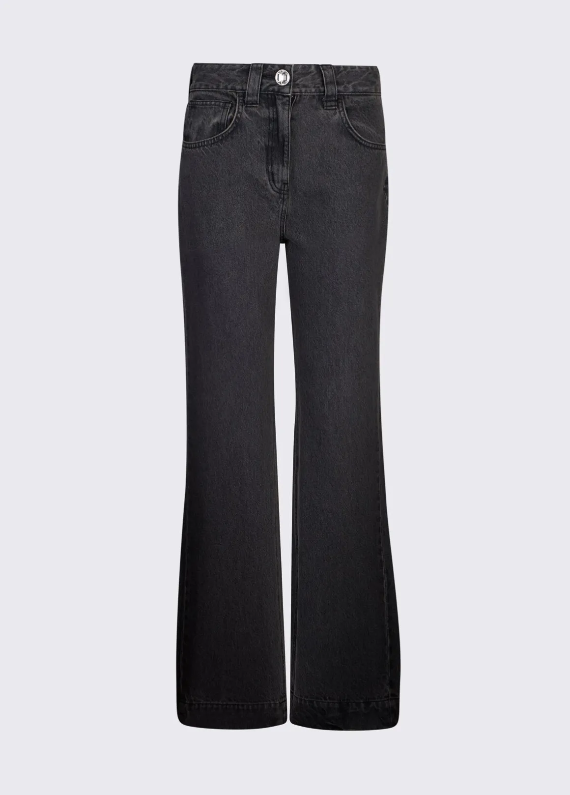 Jeans flare a vita alta