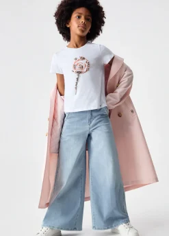 Jeans flare a vita alta