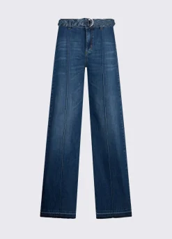 Jeans flare con cintura