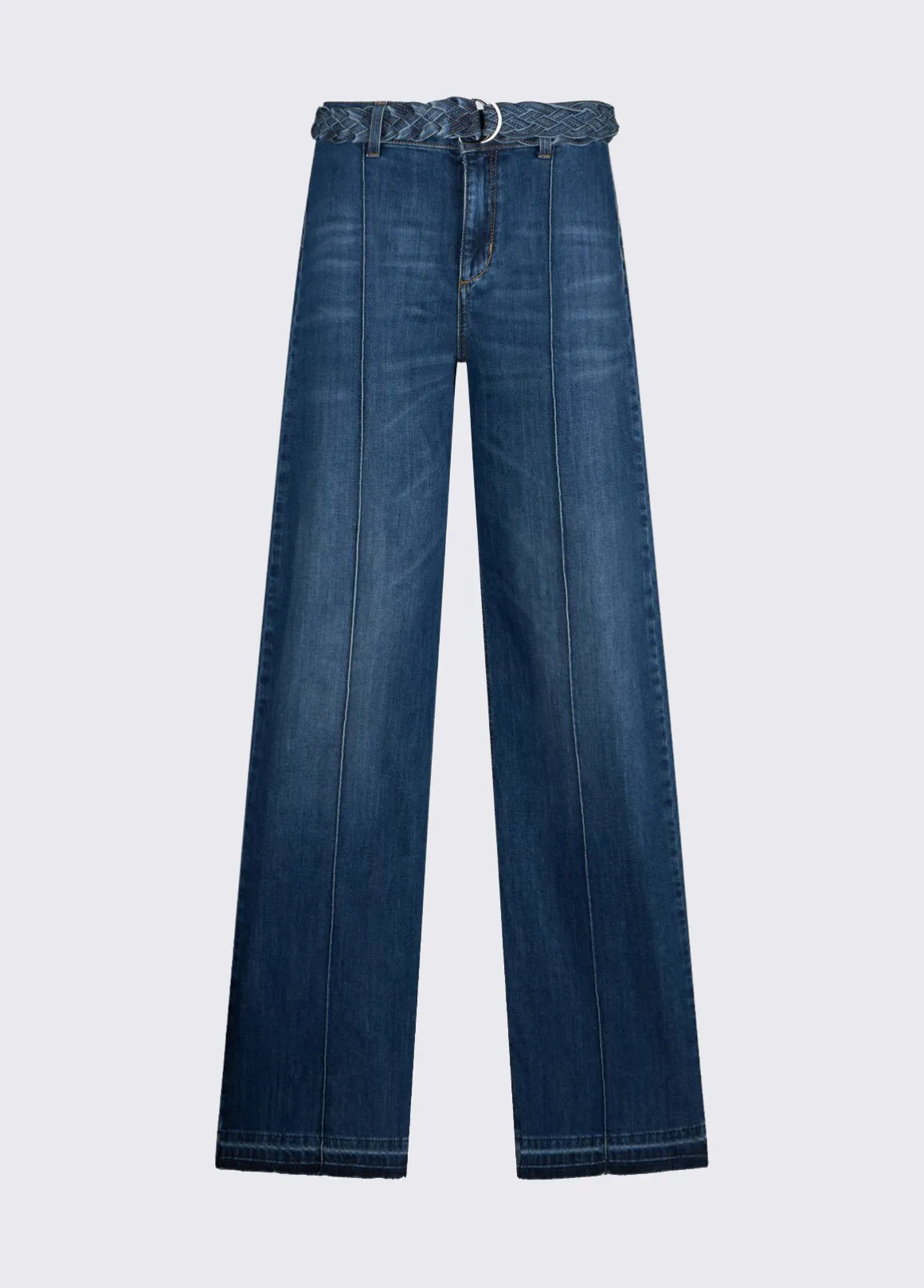 Jeans flare con cintura