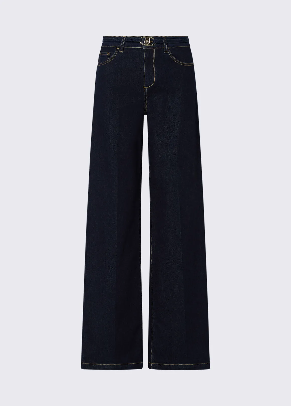 Jeans flare con cintura