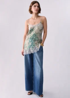 Jeans flare con cintura
