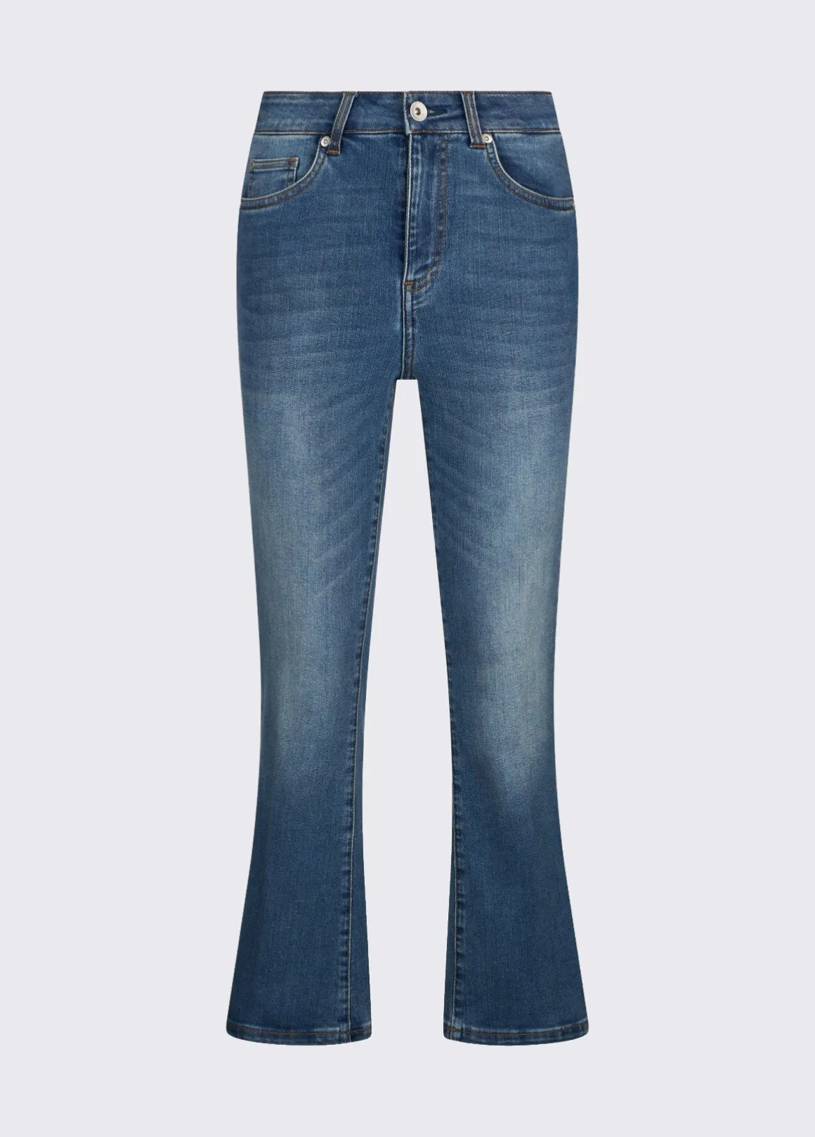 Jeans flare cropped