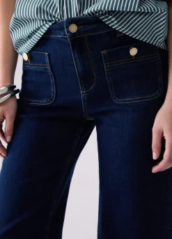 Jeans flare cropped