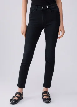 Jeans skinny a vita alta