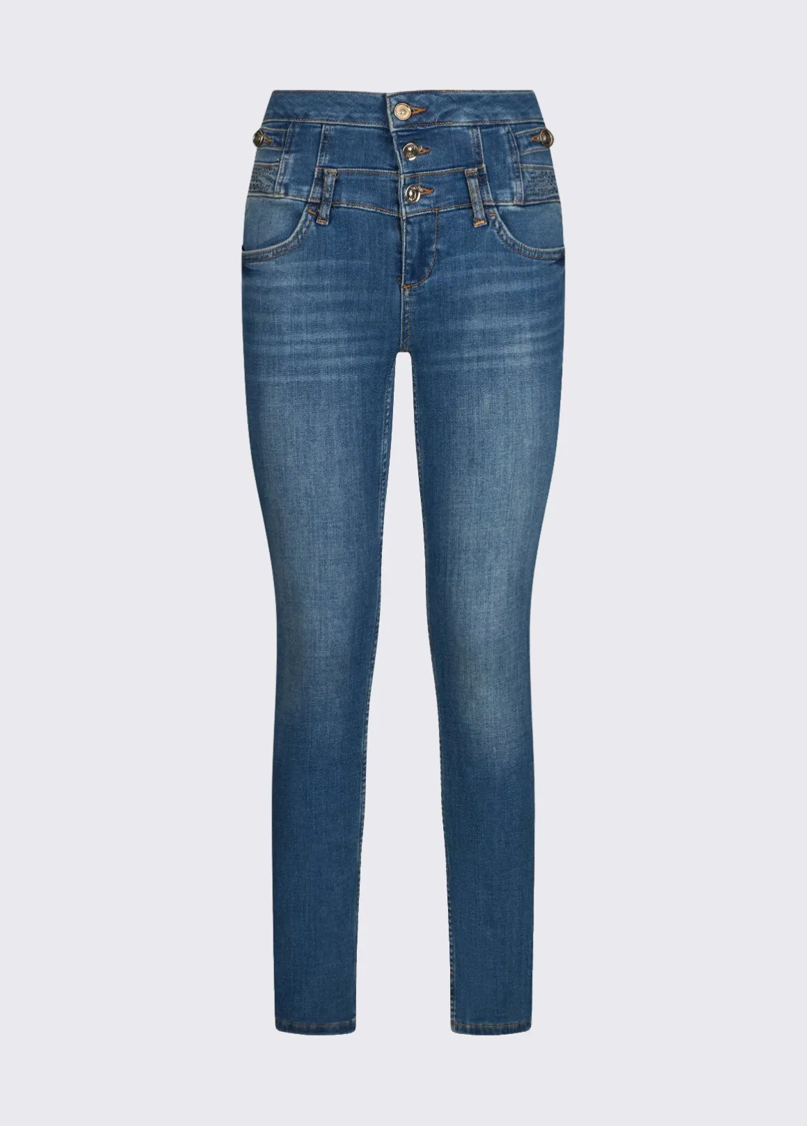 Jeans skinny con strass