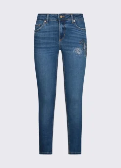 Jeans skinny con strass