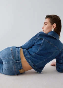 Jeans skinny con zip