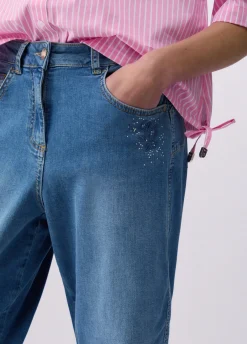 Jeans slim fit con logo