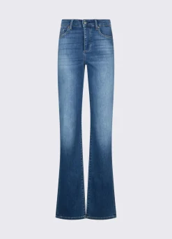 Jeans straight a vita alta