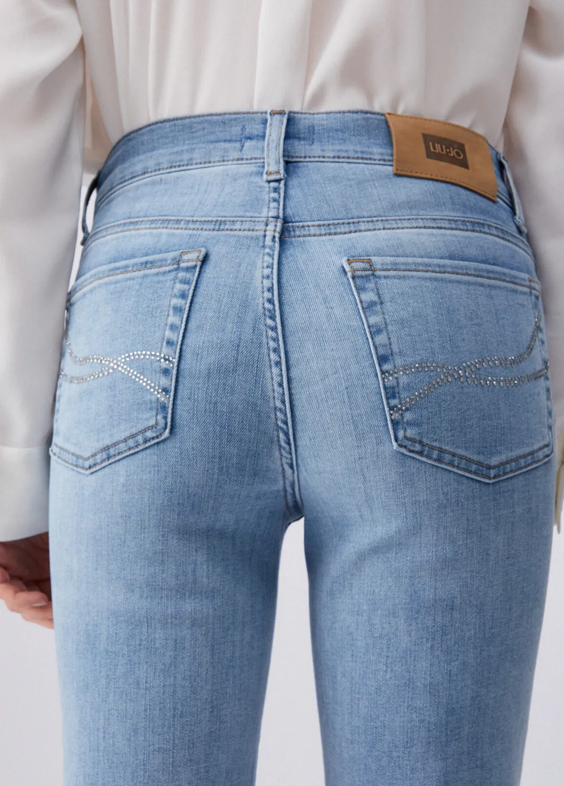 Jeans straight cropped