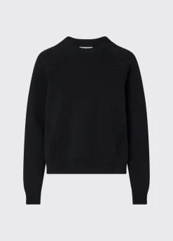 Maglia boxy con dettagli intrecciati