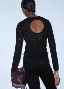 Maglia con cut-out