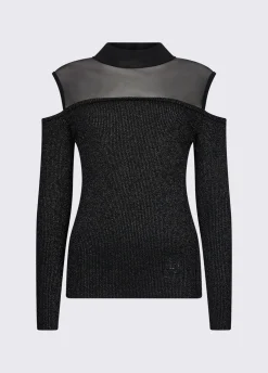 Maglia con inserti in mesh