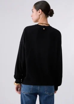 Maglia con intarsio geometrico