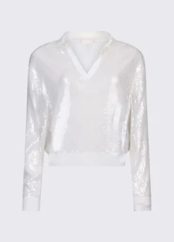 Maglia con paillettes