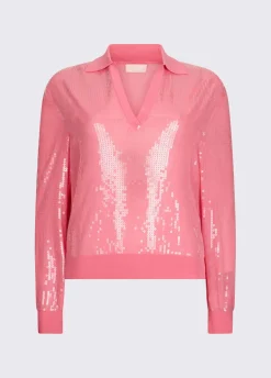 Maglia con paillettes