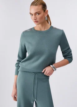 Maglia con perline