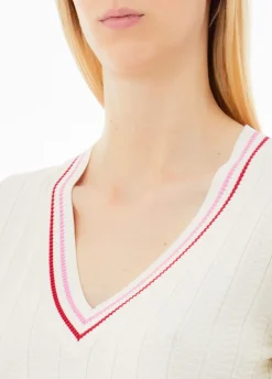 Maglia con scollo a V
