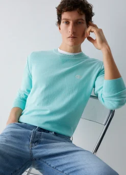 Maglia in cotone e cashmere