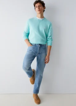 Maglia in cotone e cashmere