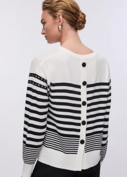Maglia in lana con borchie