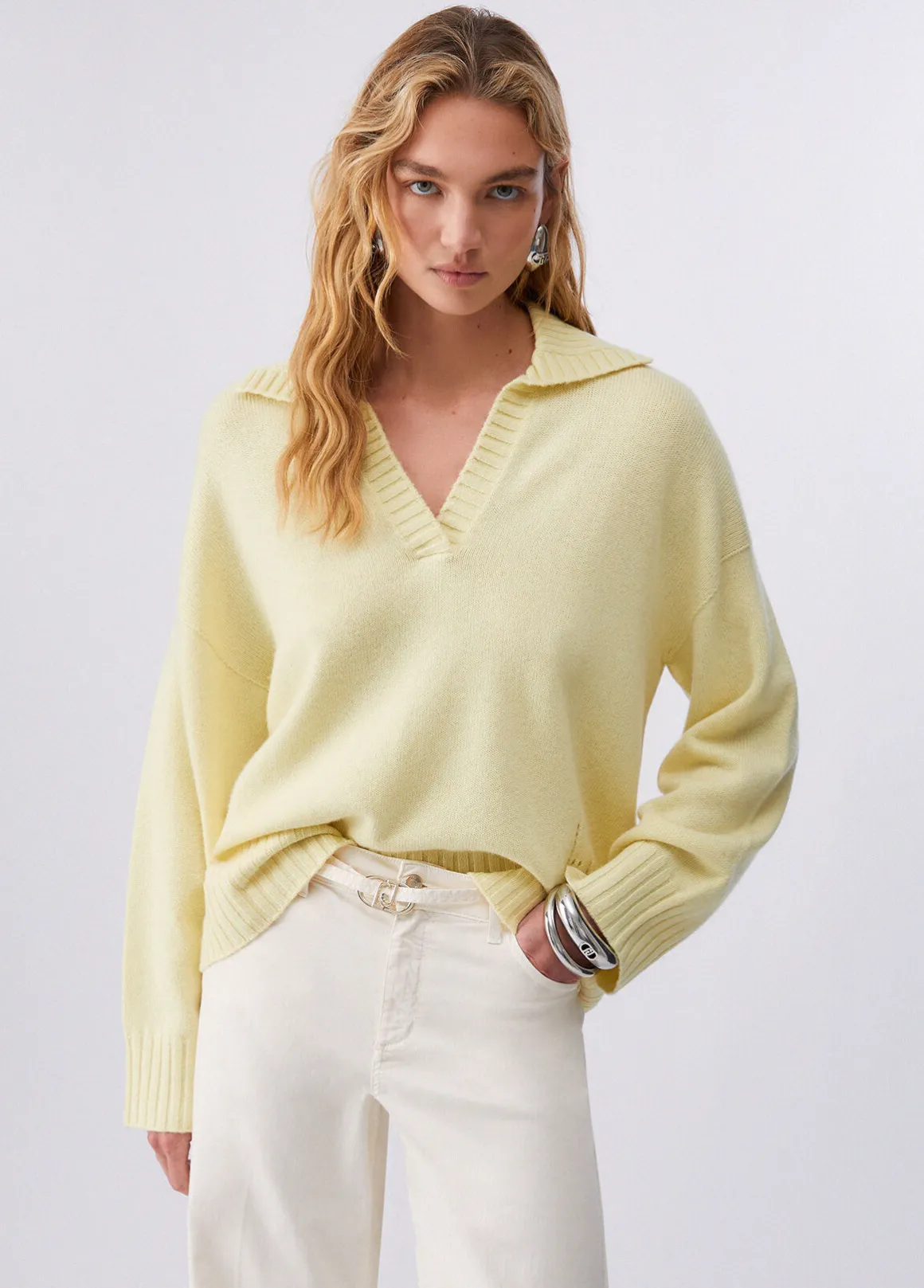 Maglia in lana e cashmere