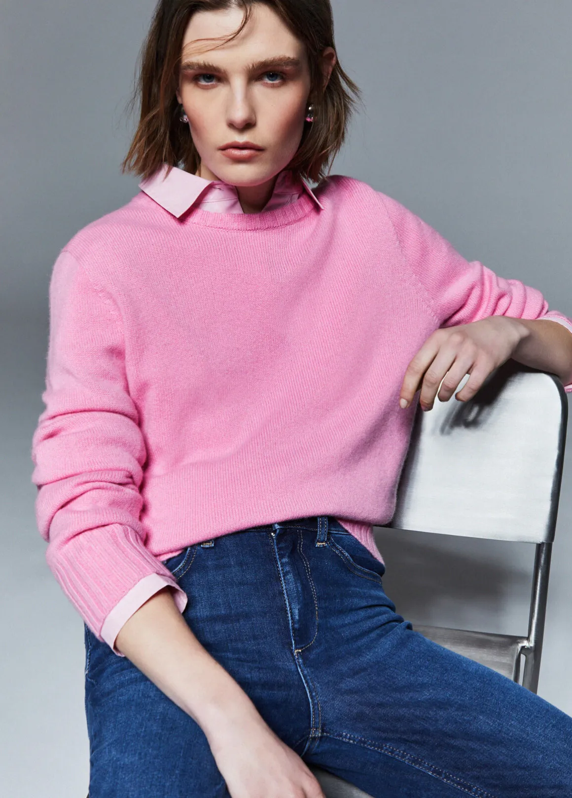 Maglia in lana e cashmere